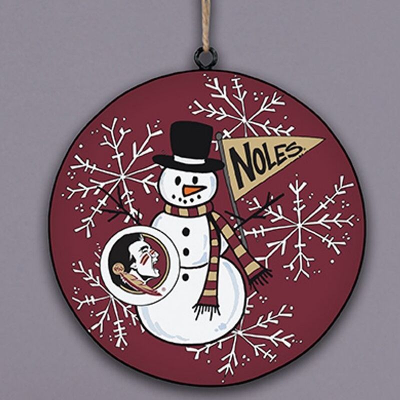 FSU Snowman Ornament